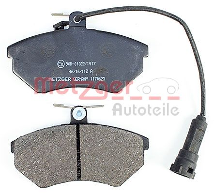 METZGER 1170623 Bremsbelagsatz, Scheibenbremse